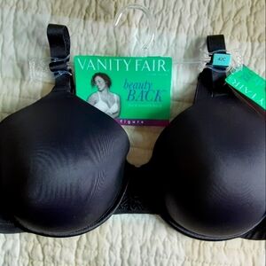 Bra Vanity Fair 42C NWT Beauty Back Bra Black